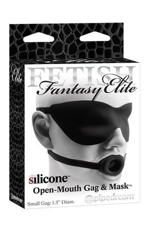  Open-Mouth Gag & Mask: -  , 